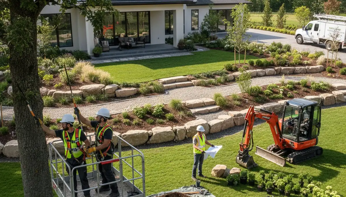 Bellevue, WA arborist planning landscape design for trees and outdoor spaces