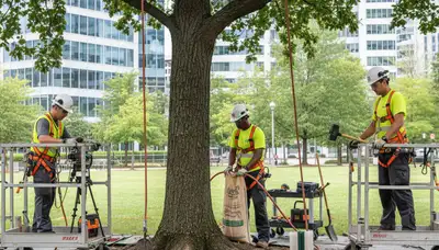 Bellevue, WA arborist protecting tree roots during root care service