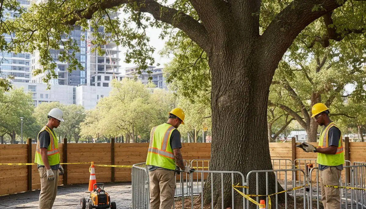 Bellevue, WA arborist protecting tree roots with professional root care service