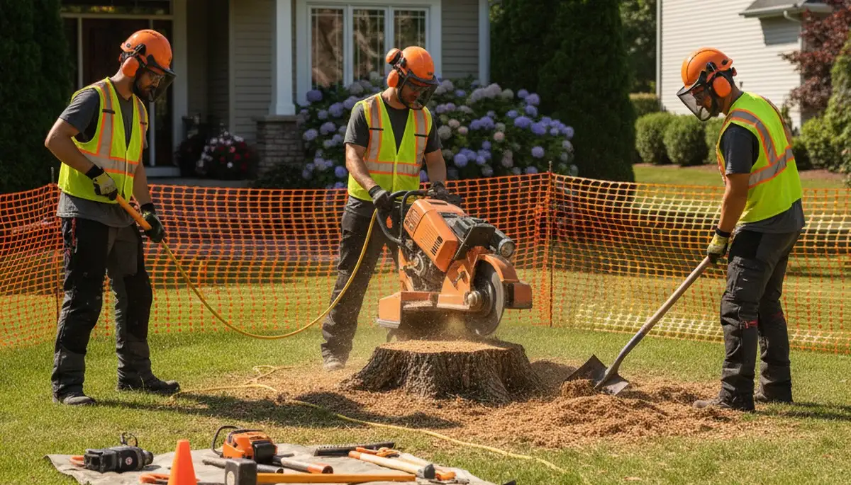Bellevue, WA stump removal by Arbor Tree Care clearing a yard for better use