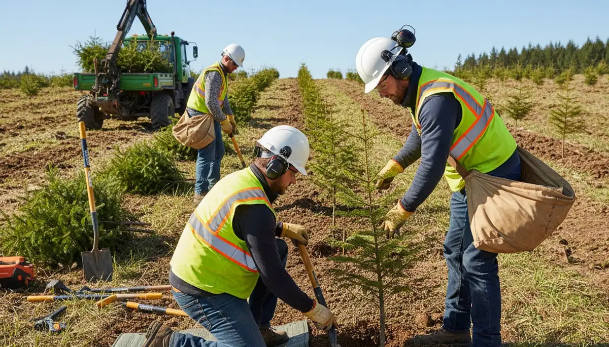Bellevue, WA tree planting service installing new trees for local landscapes