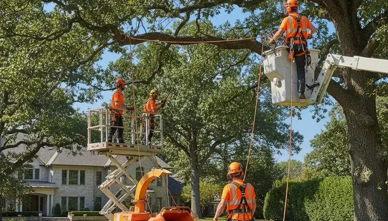 Bellevue, WA arborist pruning trees for safer, healthier landscape maintenance